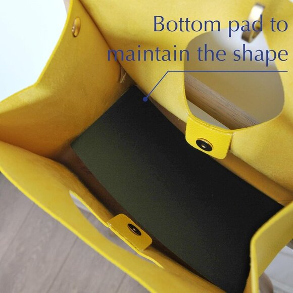 Vintage Minimalist Style Soft Pu Leather Handbag Clutch Small Tote - Picture 5 of 7